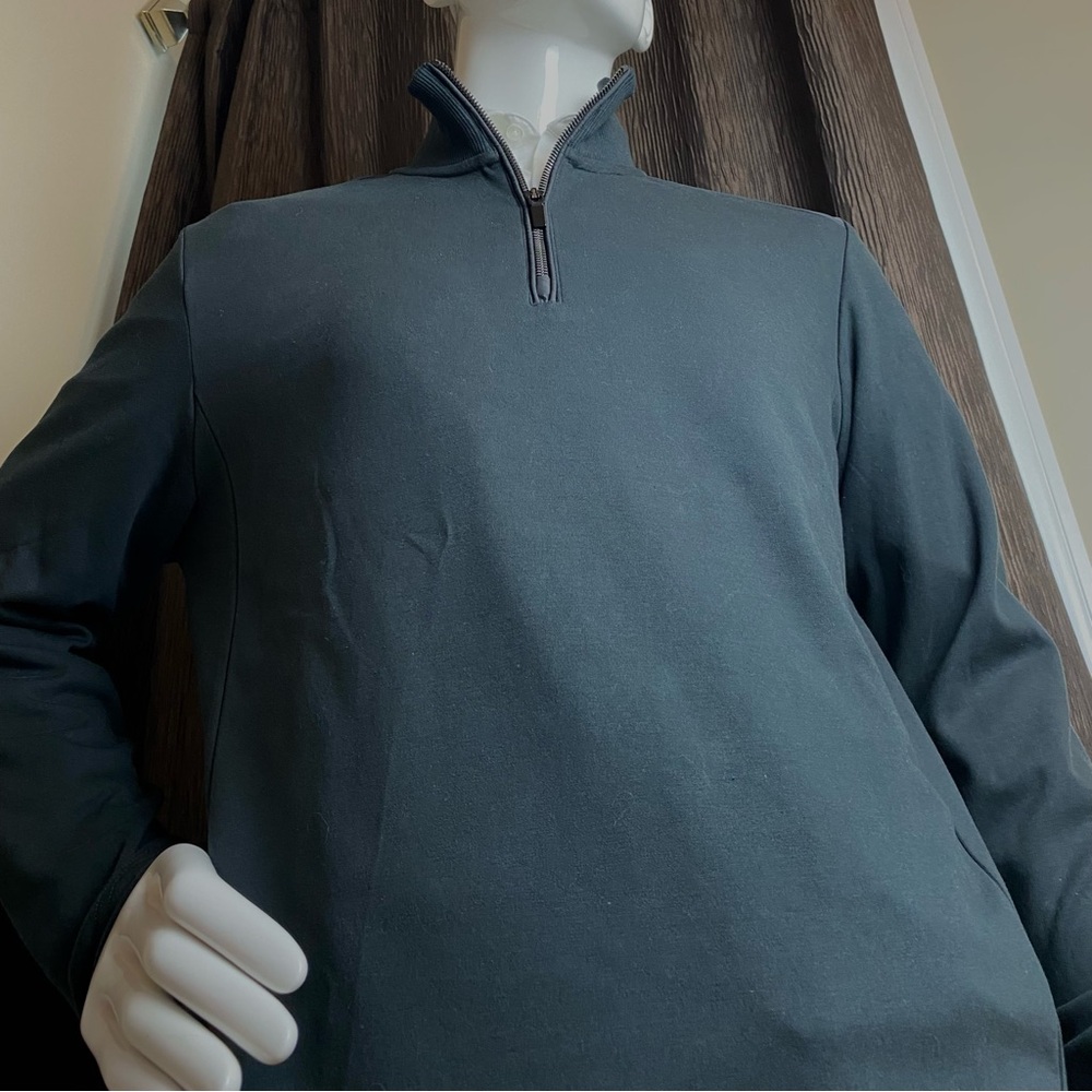 Kenneth Cole Quarter Zip Pullover, Large - Picture 2 of 10